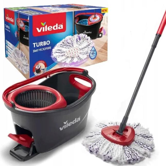 Набір для прибирання Vileda TURBO 3in1 Microfibre 167751 (28219901) Набір для прибирання Vileda TURBO 3in1 Microfibre 167751 (28219901)