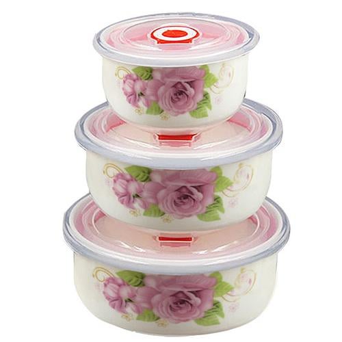 Салатники с крышками Stenson 300/450/1000 мл 3 шт. (MC2707)