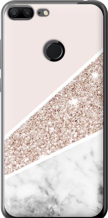 Чехол на Huawei Honor 9 Lite Пастельный мрамор (4342u-1359-42517)