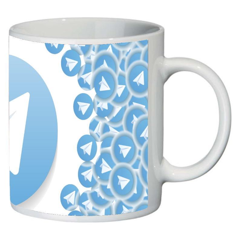 Кружка с принтом SuperCup Telegram (SC-CC010) Кружка с принтом SuperCup Telegram (SC-CC010)