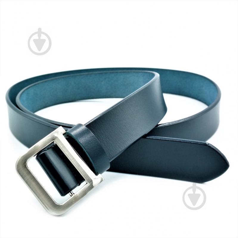 Женский кожаный ремень Le-Mon 110-115 см Тёмно-синий (nwzh-30k-0051)