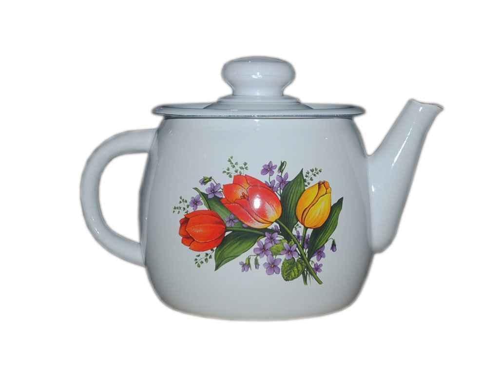 Чайник емальований Epos Весняний букет 1 л (2707/2)