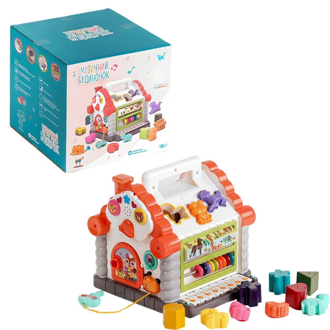 Домик музыкальный с подсветкой и озвучиванием (16180) Домик музыкальный с подсветкой и озвучиванием (16180)
