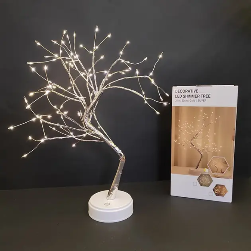 Светильник настольный Дерево с жемчужинами с 36 лампочками (2417845975)