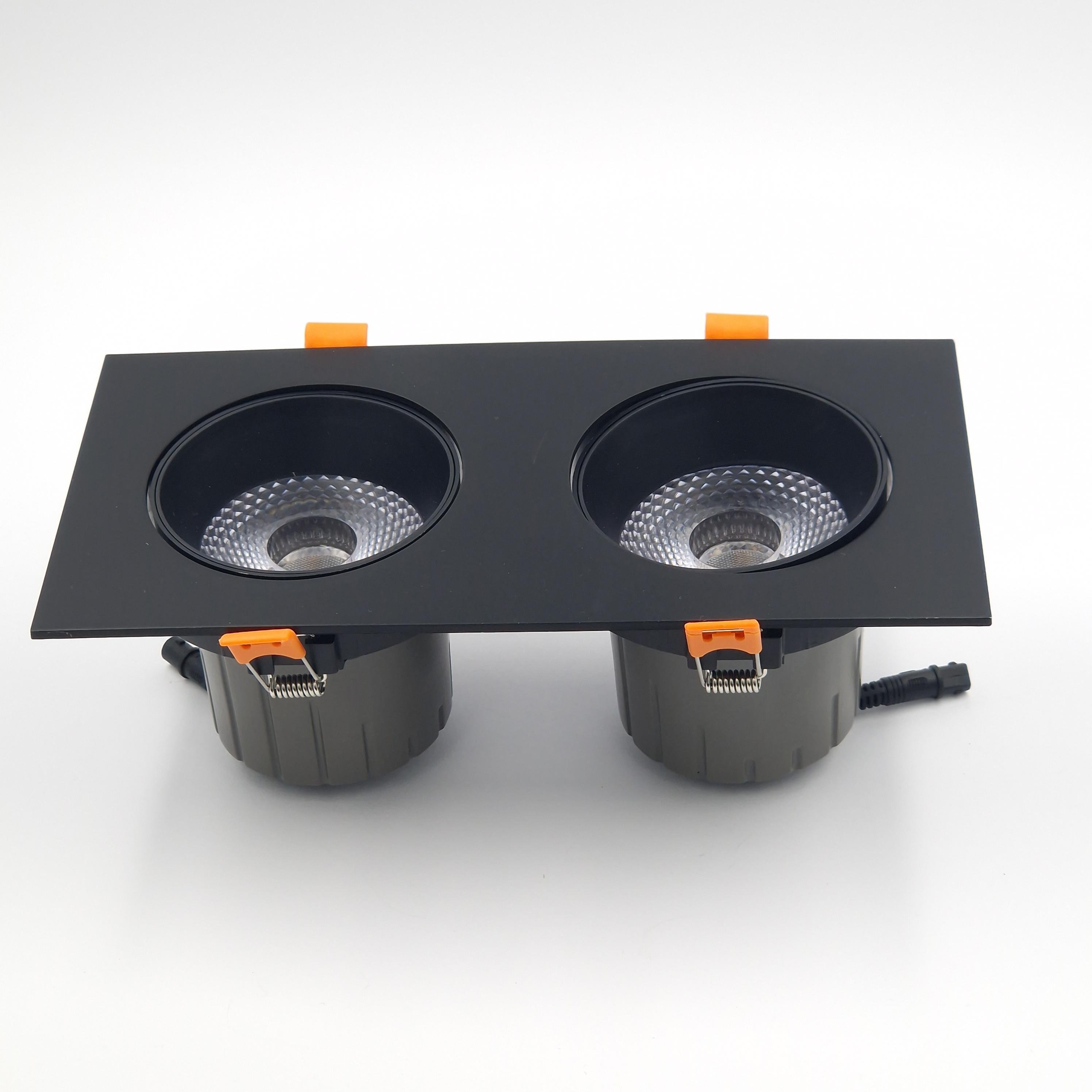 Светильник точечный врезной Light Club двойной 2х12 Вт 3000 К Черный (WL44-320-12-3-BK) - фото 4 Светильник точечный врезной Light Club двойной 2х12 Вт 3000 К Черный (WL44-320-12-3-BK) - фото 4