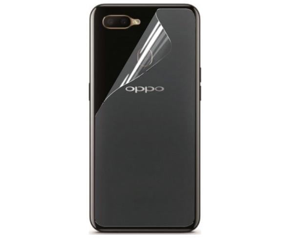 Противоударная гидрогелевая пленка Hydrogel Film для Oppo A5s на заднюю панель, Transparent