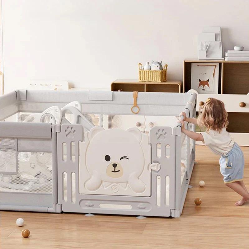 Манеж Lumpurini Tindario с пластиковой дверью и мешочком для игрушек L (NEW01150) - фото 7 Манеж Lumpurini Tindario с пластиковой дверью и мешочком для игрушек L (NEW01150) - фото 7