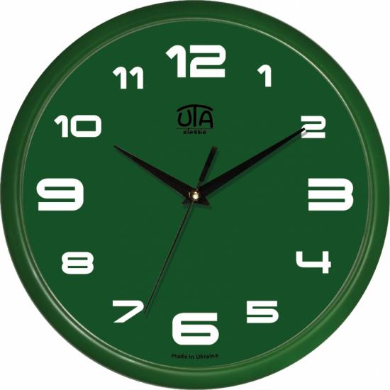 Часы настенные Uta Classic Классические 30x30 см Green (118494)