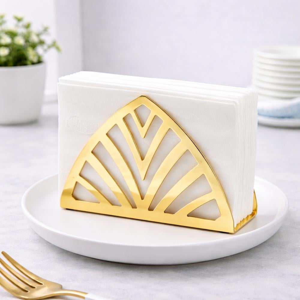 Серветниця на стіл RH-16 металева 13,5x9,5 см Золотистий (37-124715)