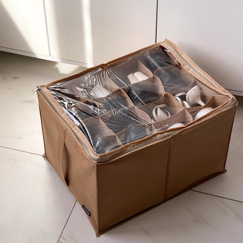 Органайзер для взуття на 8 пар до 44 розміру Бежевий (Beg-O-8) - фото 1 Органайзер для взуття на 8 пар до 44 розміру Бежевий (Beg-O-8) - фото 1