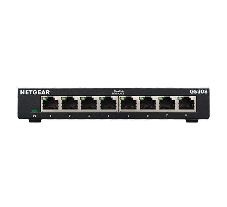 Комутатор NETGEAR GS308 8х10/100/1000 Gigabit Ethernet (GS308-300PES)