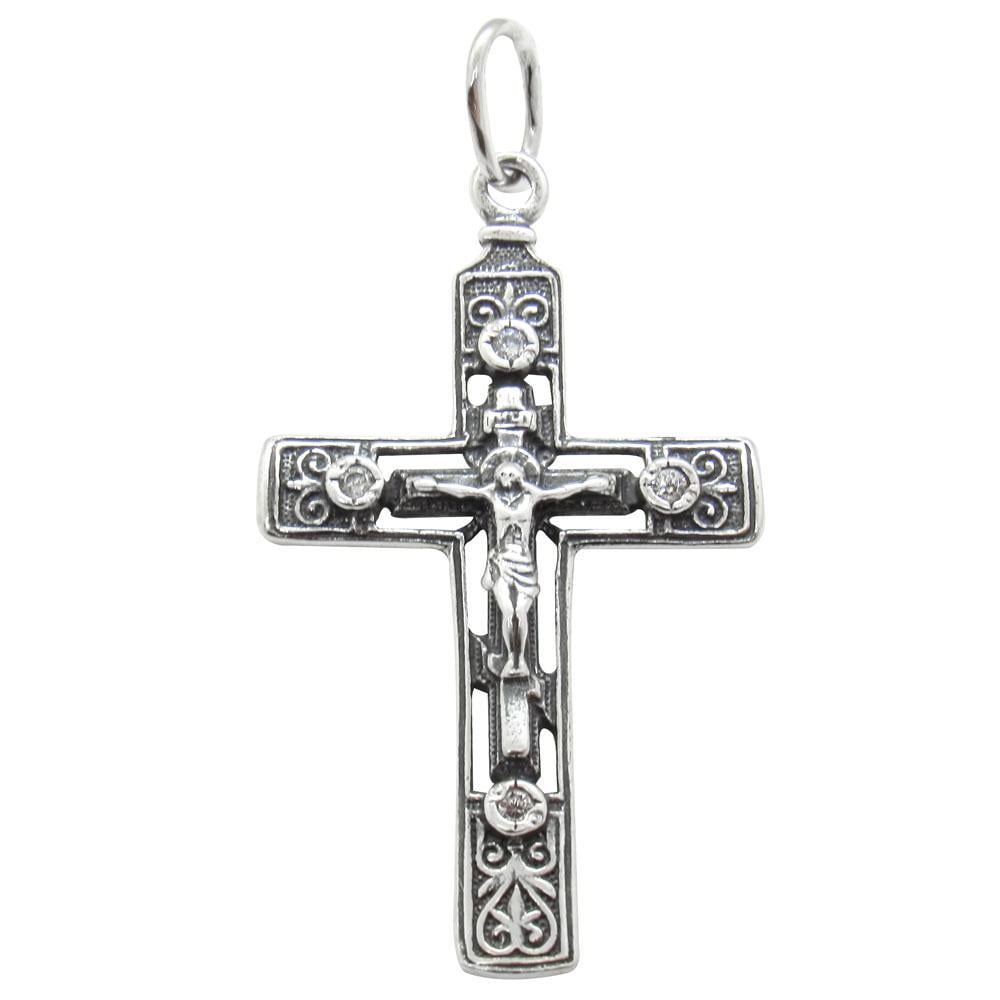 Срібний християнський підвіс з фіанітами Хрестик 16 (1137381231) Срібний християнський підвіс з фіанітами Хрестик 16 (1137381231)