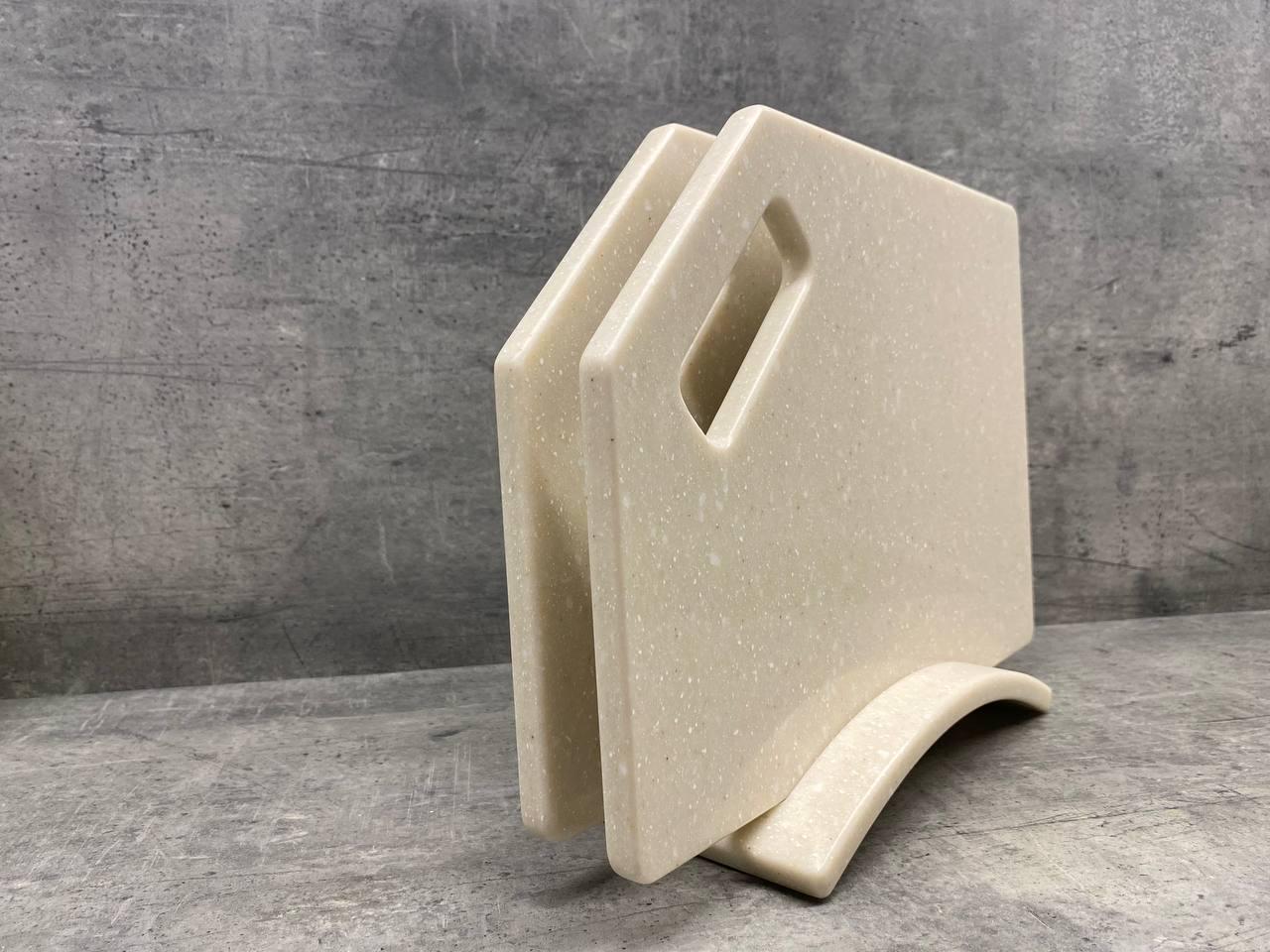 Набор кухонных досок Saratoga из искусственного акрилового камня 2 шт. (23854762) - фото 2 Набор кухонных досок Saratoga из искусственного акрилового камня 2 шт. (23854762) - фото 2