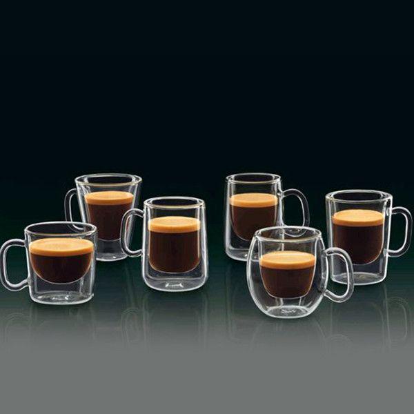 Набір чашок з подвійними стінками Luigi Bormioli Thermic Glass Caffe Aroma 300 мл 2 шт. (10972/01) - фото 3