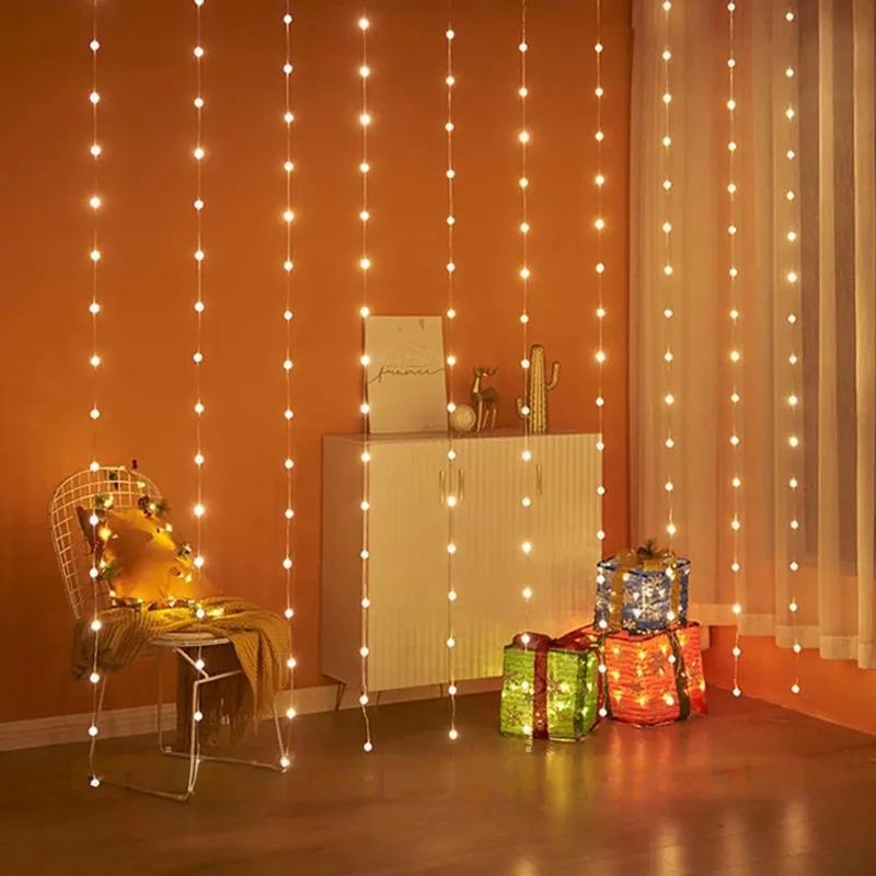 Гірлянда-штора Кульки LED 3x0,8 м (234575796_399) Гірлянда-штора Кульки LED 3x0,8 м (234575796_399)