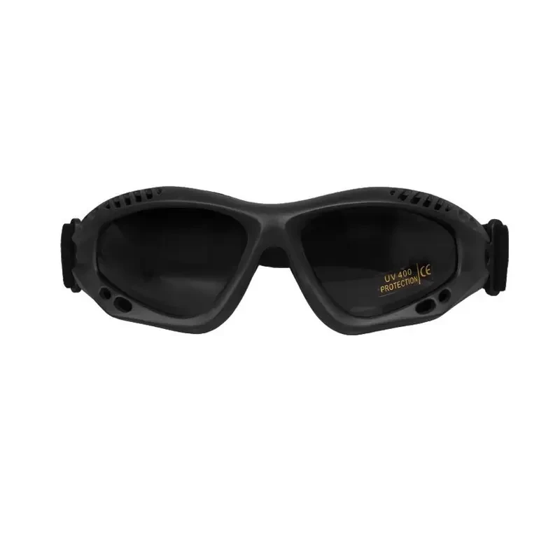 Очки защитные десантные затемненные Mil-Tec Commando Brille Air Pro Schwarz Smoke (15615302) - фото 3