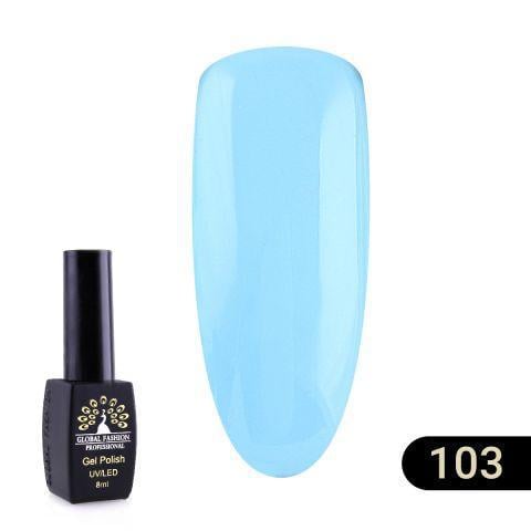 Гель-лак Global Fashion Black elite 103 Гель-лак Global Fashion Black elite 103