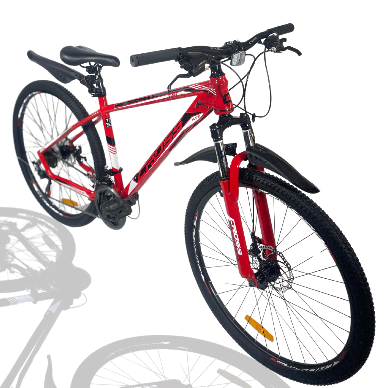 Велосипед горный Cross Kron 29" 17,5" от 170-185 см Красный/Черный (63b50bbf)