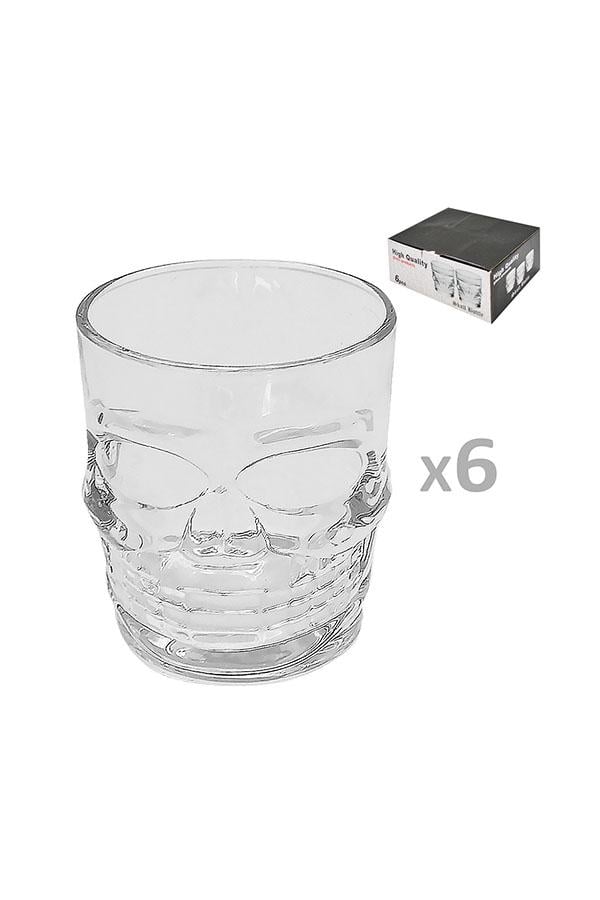 Набор стаканов R29803-White Череп 6 шт. 300 мл - фото 3 Набор стаканов R29803-White Череп 6 шт. 300 мл - фото 3