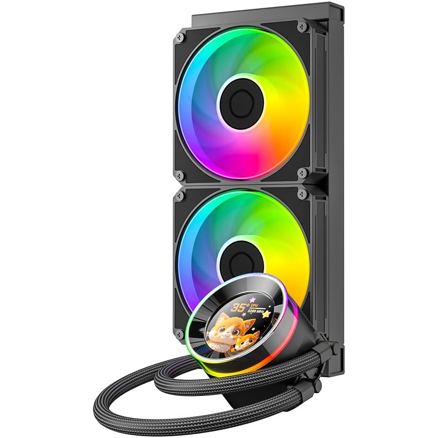 Система водяного охолодження ID-Cooling SL240 V2 300 Вт 240 мм LCD 2500 об/хв ARGB Black (38473291) Система водяного охолодження ID-Cooling SL240 V2 300 Вт 240 мм LCD 2500 об/хв ARGB Black (38473291)
