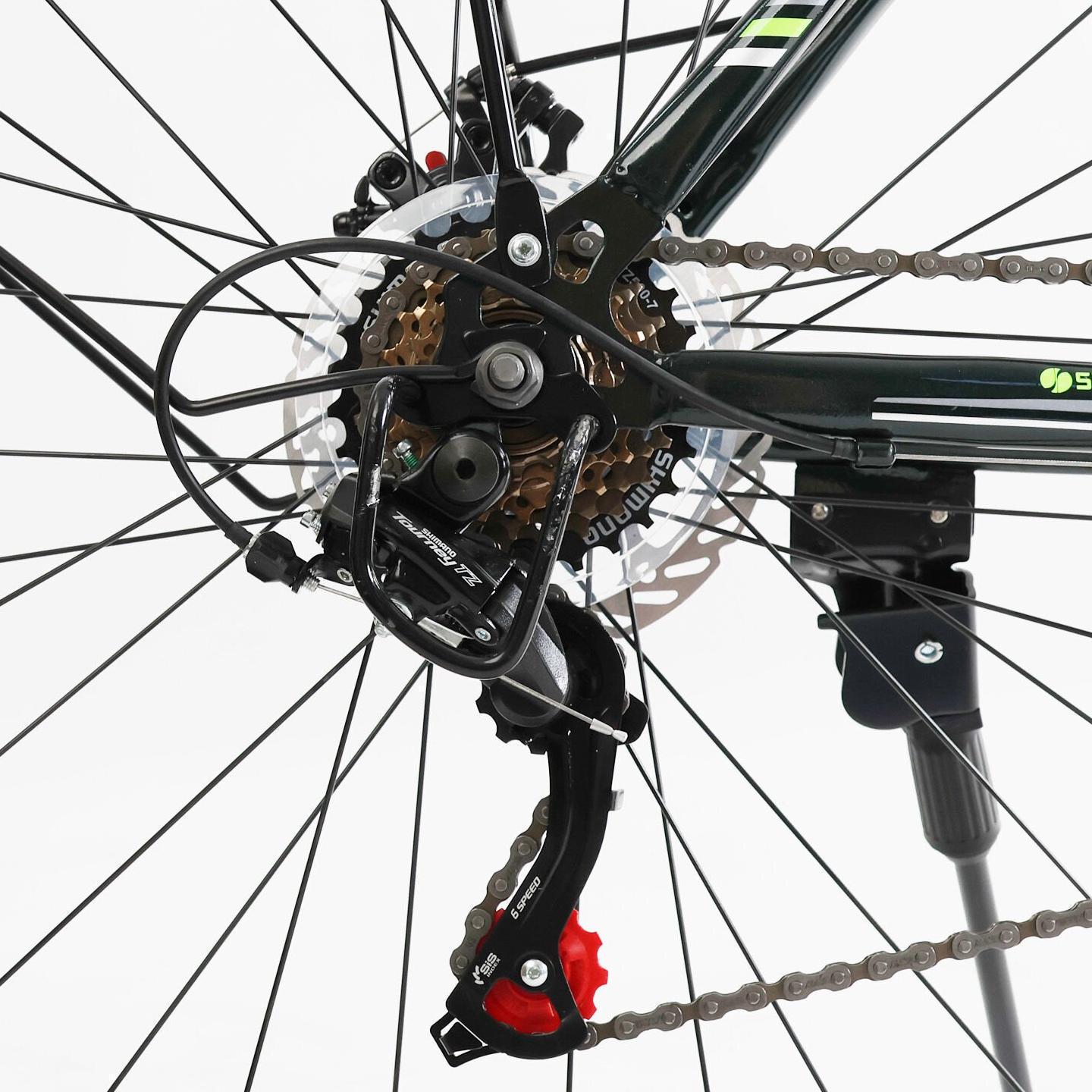 Велосипед горный Corso Fisher 29" с багажником рама 19" Серый - фото 6