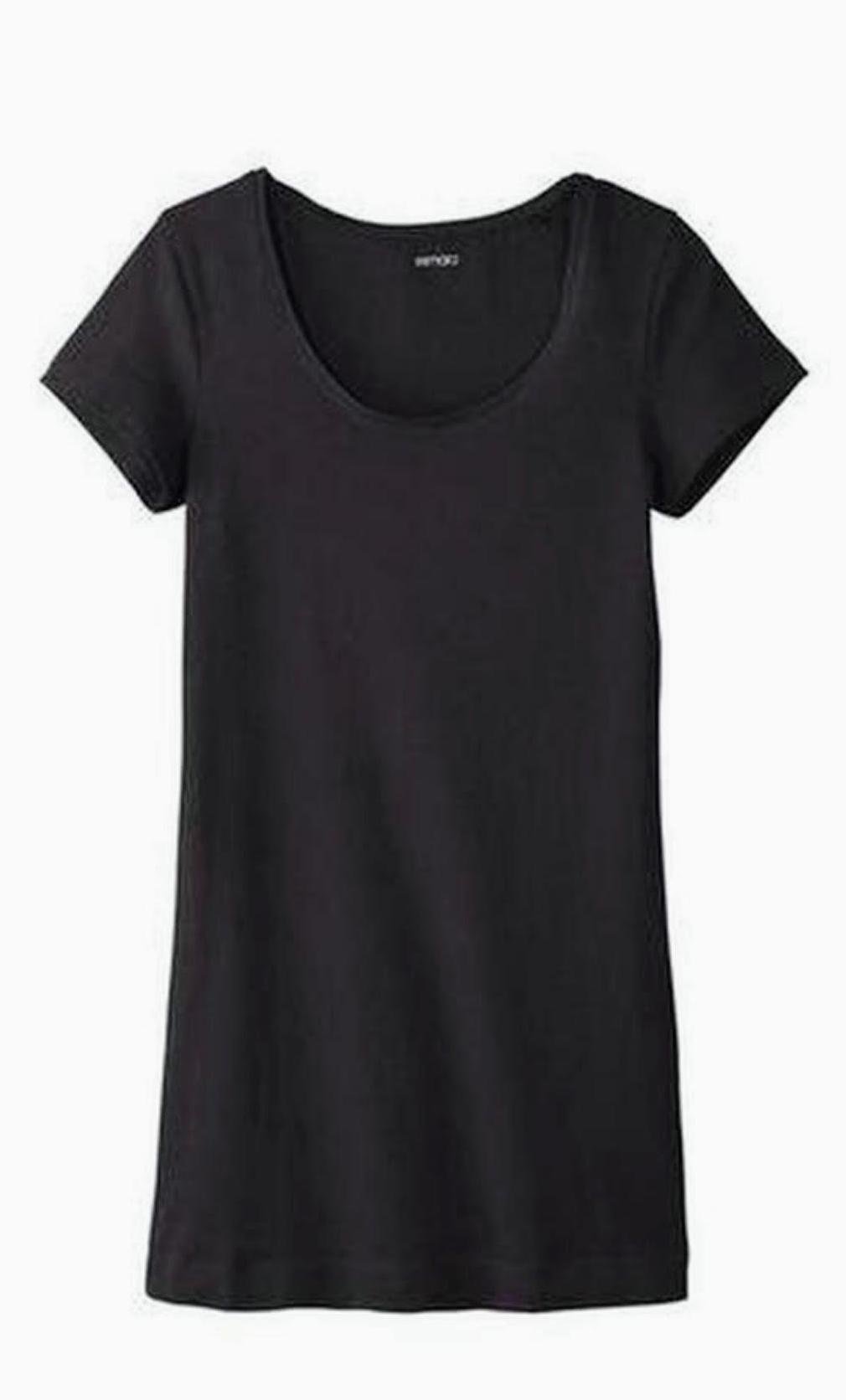 Футболка удлиненная Esmara L Черный (354332_036)