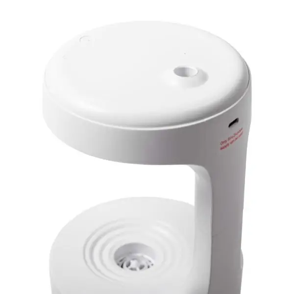 Зволожувач повітря антигравітаційний з підсвічуванням 600 мл Білий - фото 6