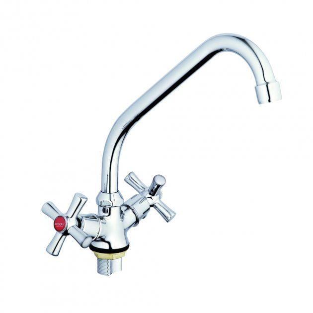 Смеситель для кухни Zegor DFR4-A722 двухвентильный