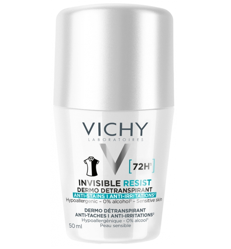 Дезодорант-антиперспирант Vichy Invisible Resist 72H против пятен и раздражений 50 мл (35021604) Дезодорант-антиперспирант Vichy Invisible Resist 72H против пятен и раздражений 50 мл (35021604)