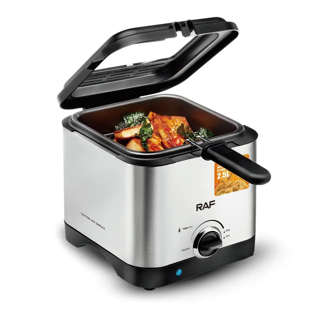 Фритюрниця для смаження без олії RAF R.5300 Deep Fryer 2,5 л 1000 Вт (14255) - фото 6