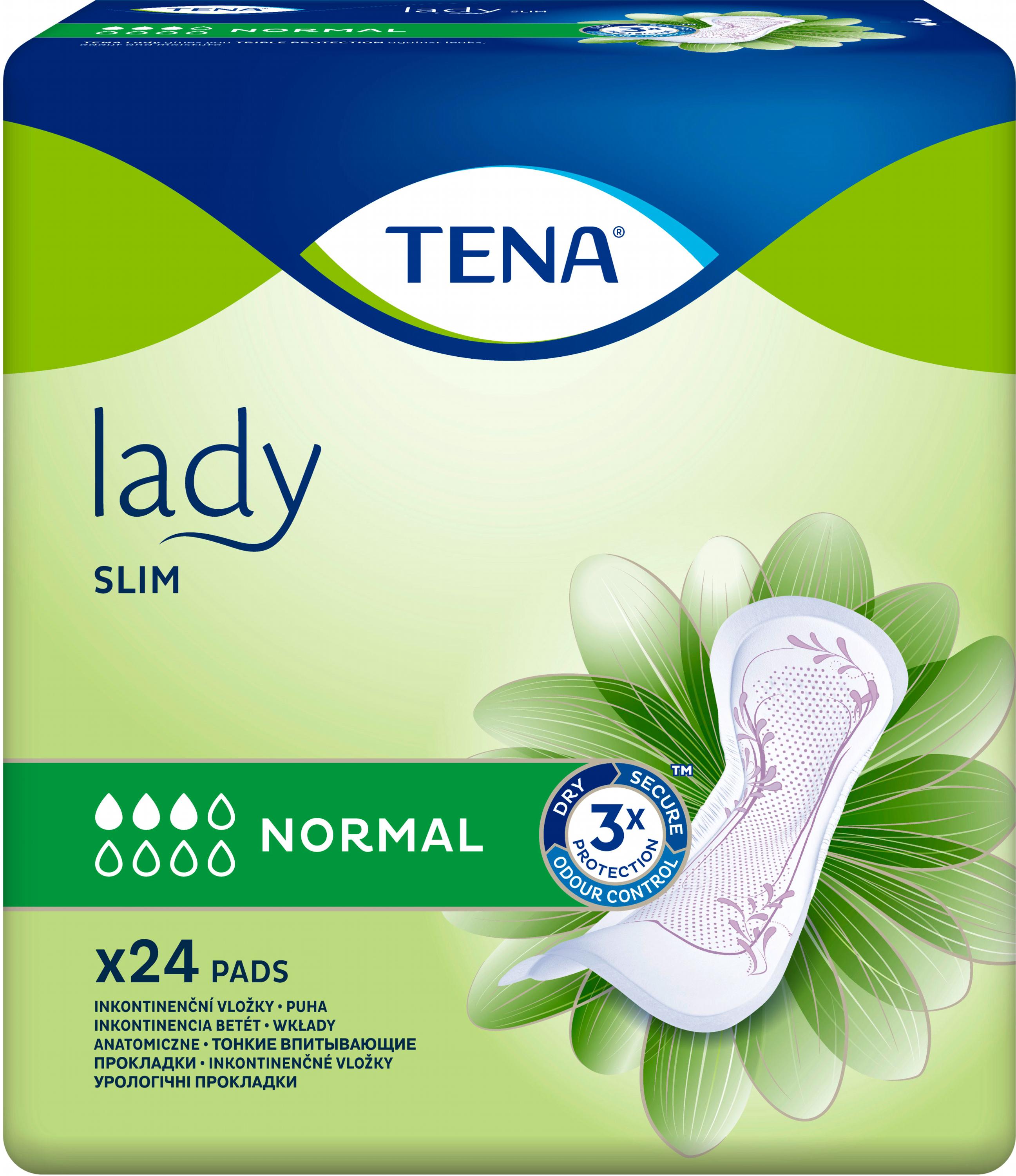 Урологические прокладки Тена Lady Slim Normal 3к 24 шт. (12518)