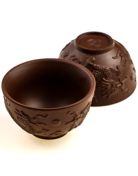 Пиала глиняная Дракон 100 мл Коричневый (OS-TC072) - фото 3 Пиала глиняная Дракон 100 мл Коричневый (OS-TC072) - фото 3