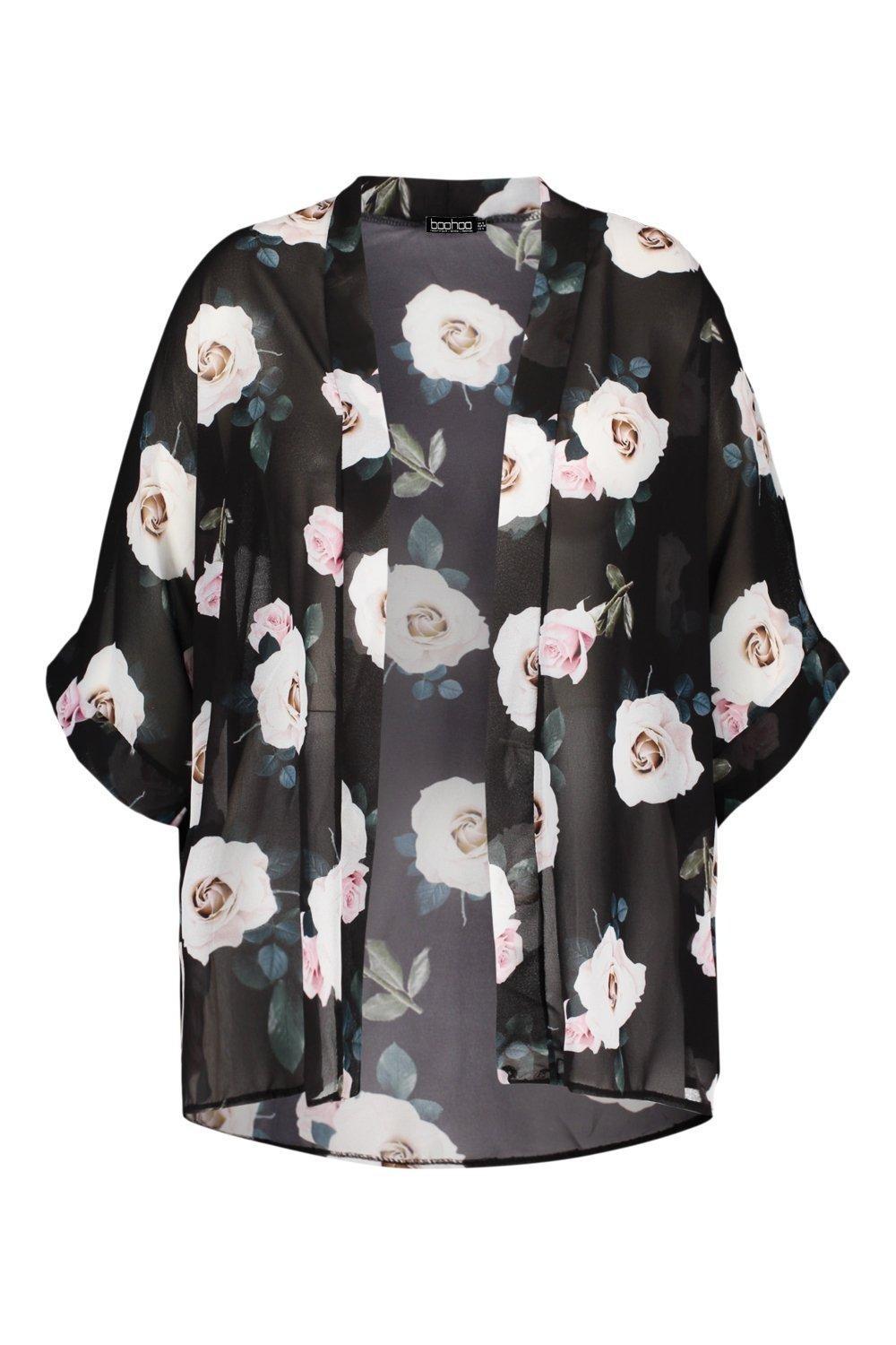 Блуза-кимоно Boohoo XL Черный (10257/46) - фото 2 Блуза-кимоно Boohoo XL Черный (10257/46) - фото 2