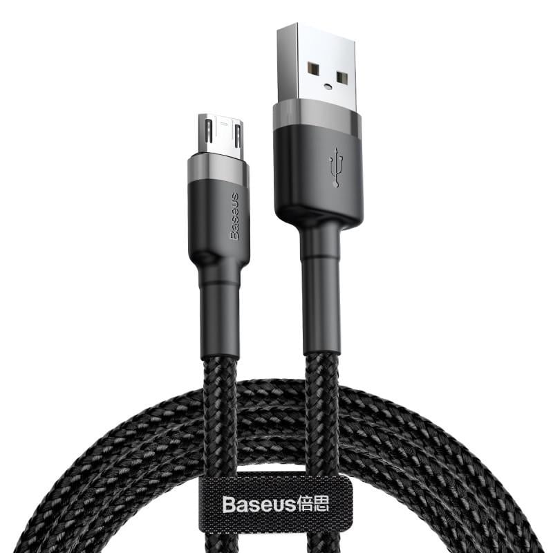 USB кабель BASEUS Micro USB Сafule 2.4A 0.5 м Black