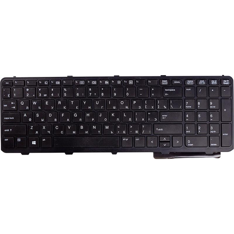 Клавиатура Power для ноутбука HP ProBook 650 G1 черный фрейм Черный