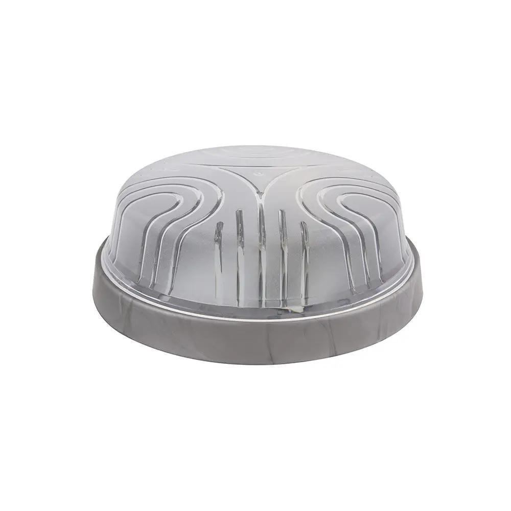 Настінно-стельовий світильник ERKA 1103 D.i.-S з датчиком руху круглий прозорий IP20 Срібний (27551665)