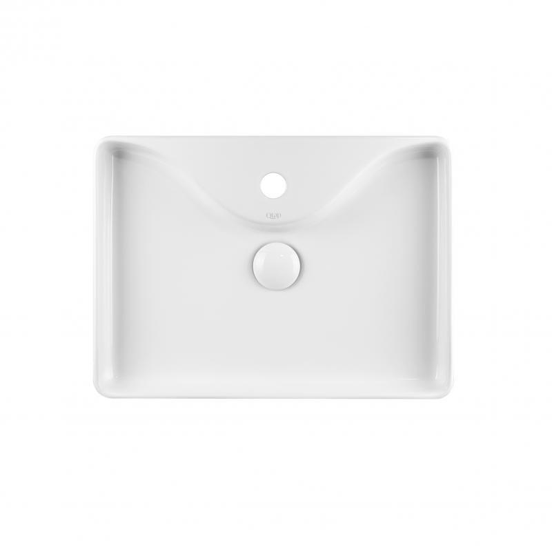 Раковина-чаша Q-tap с донным клапаном Crow White QT0511A064W