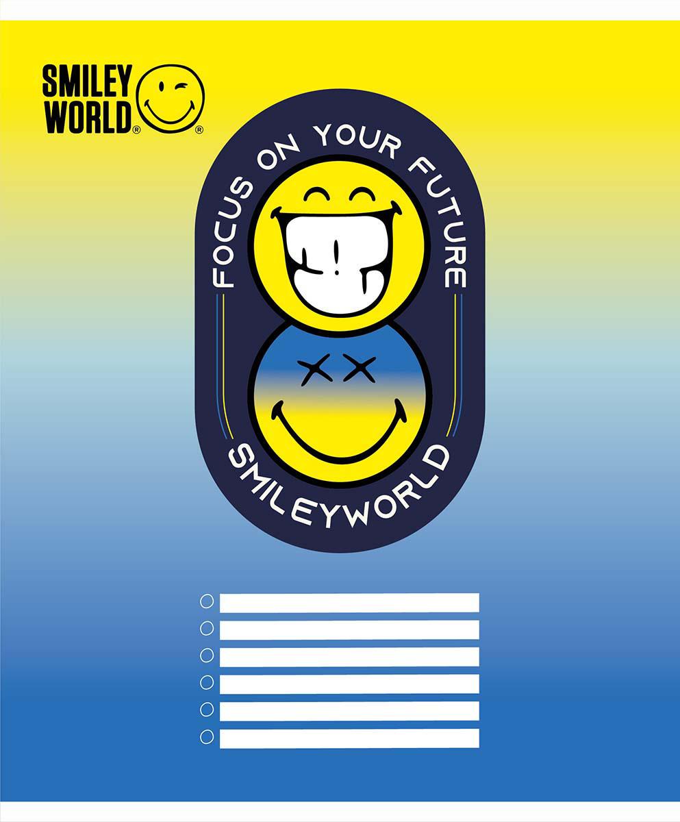 Тетрадь школьная YES Smiley world А5/18 листов в клетку 25 шт. (766334) - фото 3