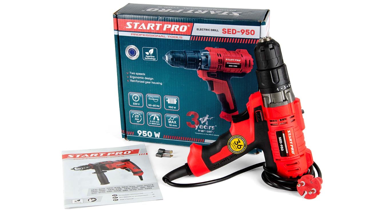 Дриль електричний Start Pro SED-950 (24168191)