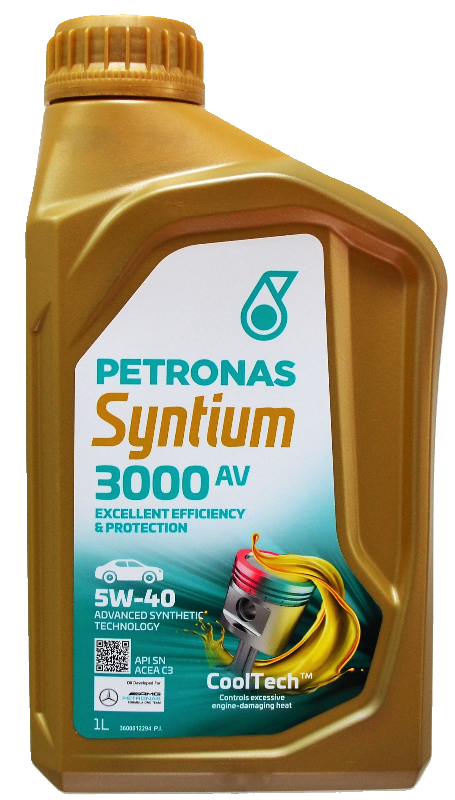 Моторна олива PETRONAS LUBRICANTS Syntium 3000 AV 5W-40 1 л (2417530429) - фото 2