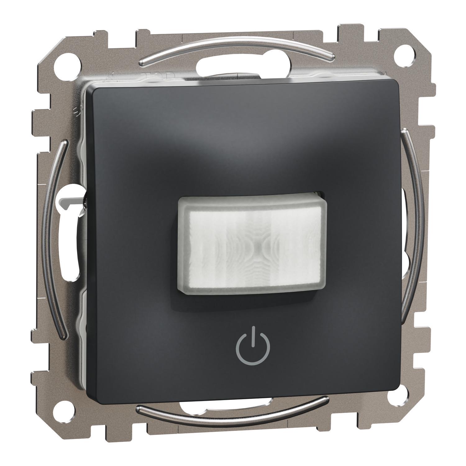 Датчик движения с выключателем Schneider Electric SDD114504 Sedna Design 10A Черный (00000026293)