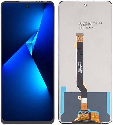 Дисплей для Tecno Pova 5 LH7n із сенсорним склом Чорний (41569000005426)