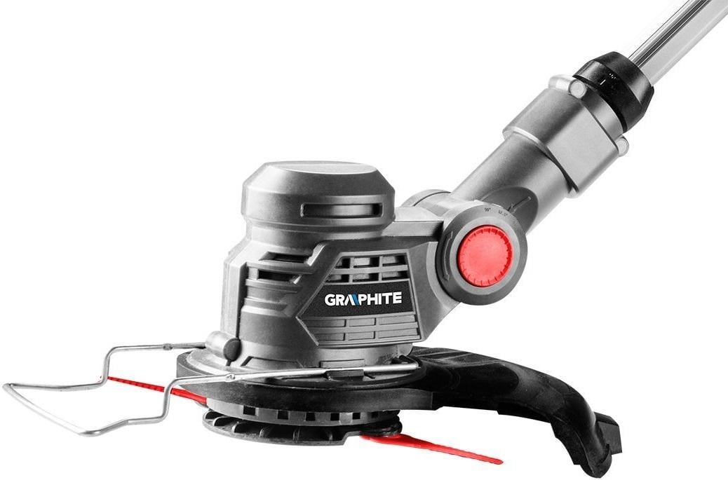 Триммер садовый аккумуляторный GRAPHITE 18В 25 см рукоятка 1,1-1,4 м 1,8 кг без АКБ и ЗУ (58G030) - фото 4