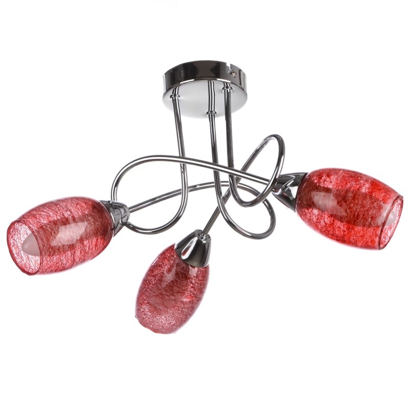 Люстра Brille LK-535C/3 E14 Red (26-112)