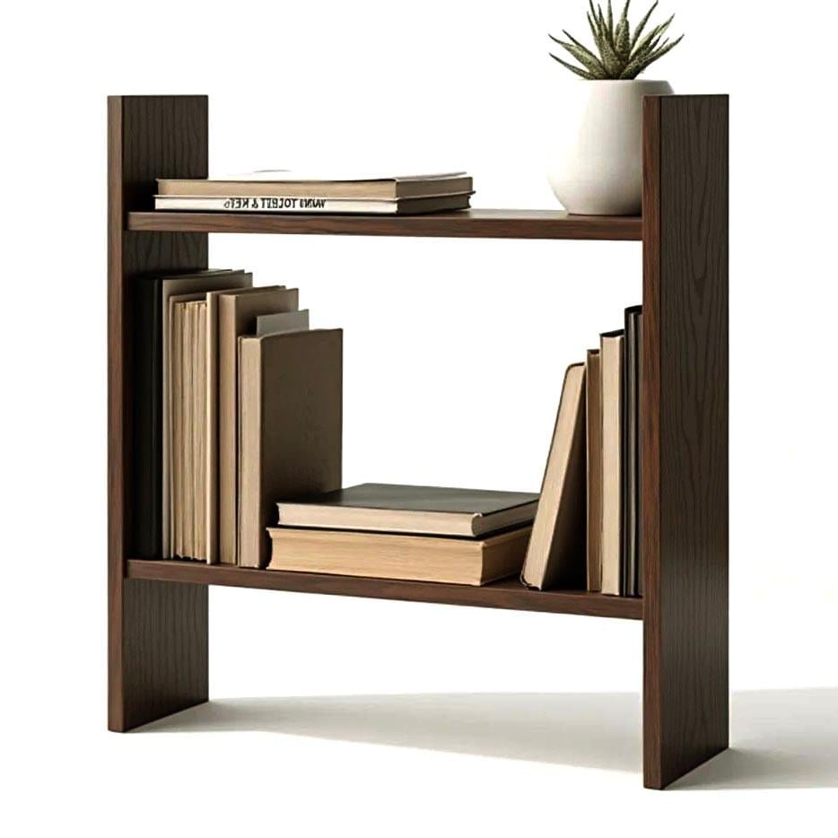 Полка книжная настольная из дерева Коралея Капучино (КПА-040609)