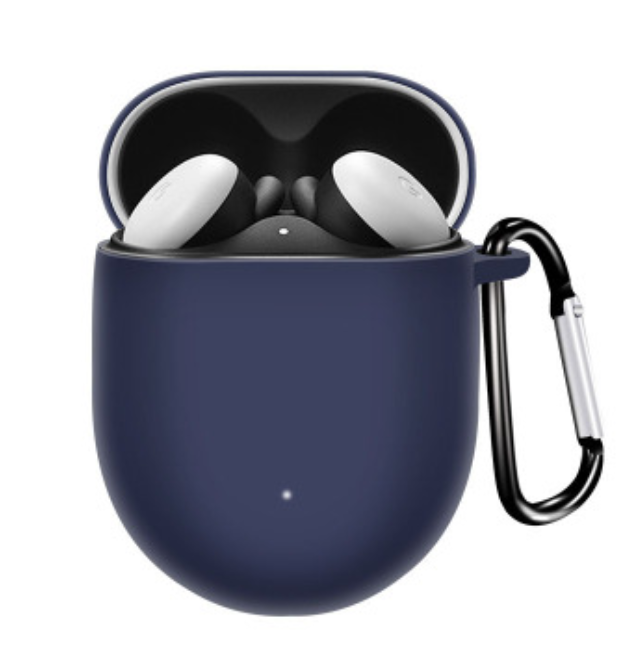 Чехол-накладка CDK Silicone Candy Friendly с карабином для Google Pixel Buds A Dark blue (011407)