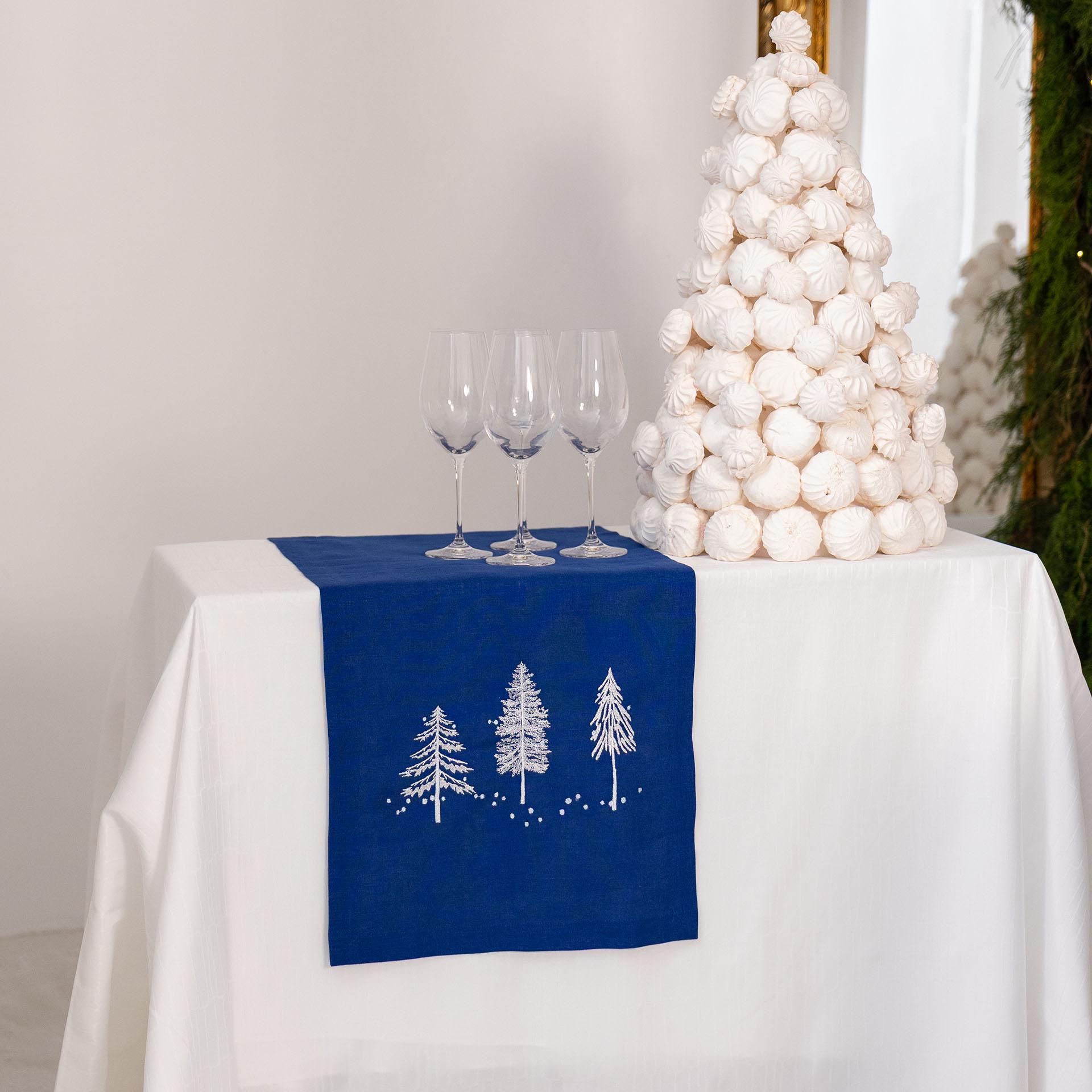 Ранер новорічний Едельвіка Ялинки 1,40х0,40 м (496-25/00) - фото 2 Ранер новорічний Едельвіка Ялинки 1,40х0,40 м (496-25/00) - фото 2