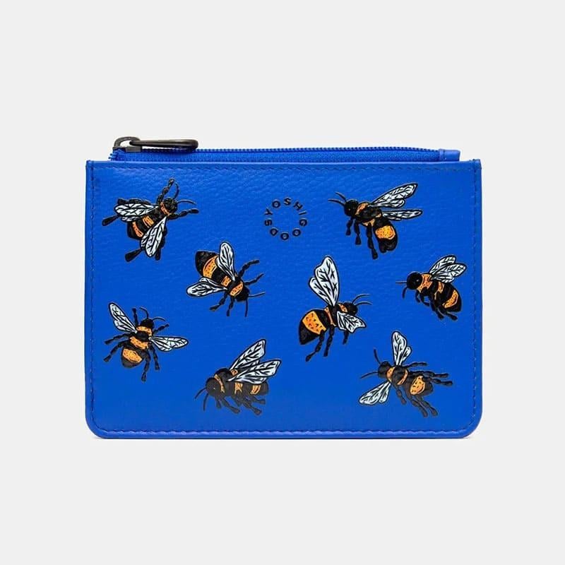 Кошелек-картодержатель женский Yoshi Y1321 Sweet Bees Blue (Y1321 BEES 37)