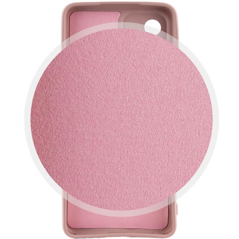 Противоударный чехол Silicone Cover Lakshmi Full Camera (A) для Huawei Honor X8a Розовый / Pink Sand - фото 3