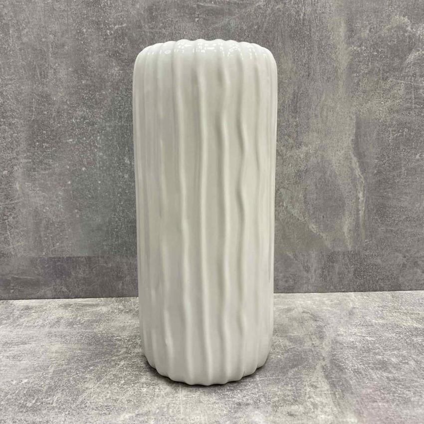 Ваза керамічна BonaDi 795-458 24,5 см Білий (1716669469) - фото 2